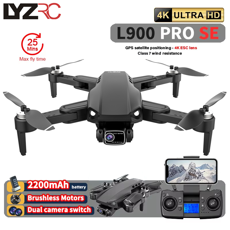 L900 Pro SE MAX GPS Drone 4K P - đánh giá và giá Drone Gps Module