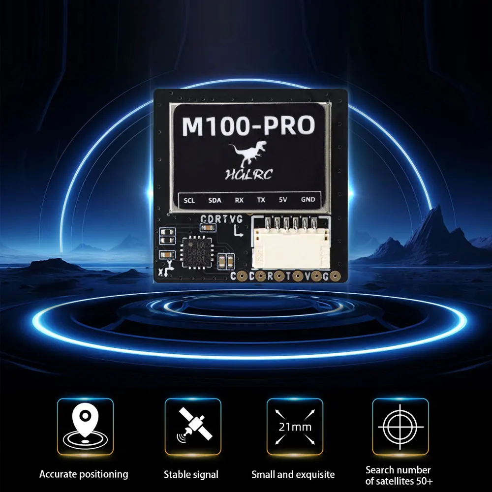 HGLRC M100 PRO GPS Chip B101 1 - đánh giá và giá Drone Compass