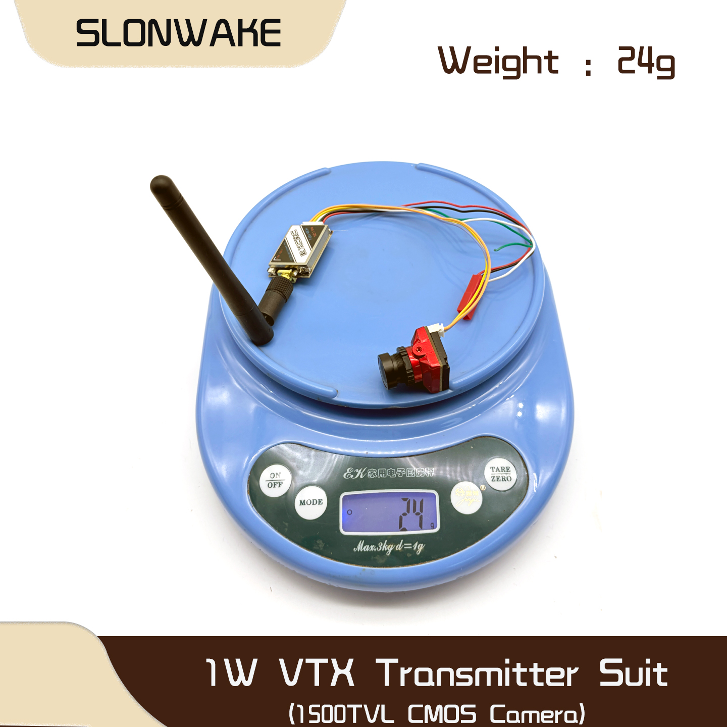 SLONWAKE  5.8G 48CH 1W VTX 100 - đánh giá và giá Drone Frame
