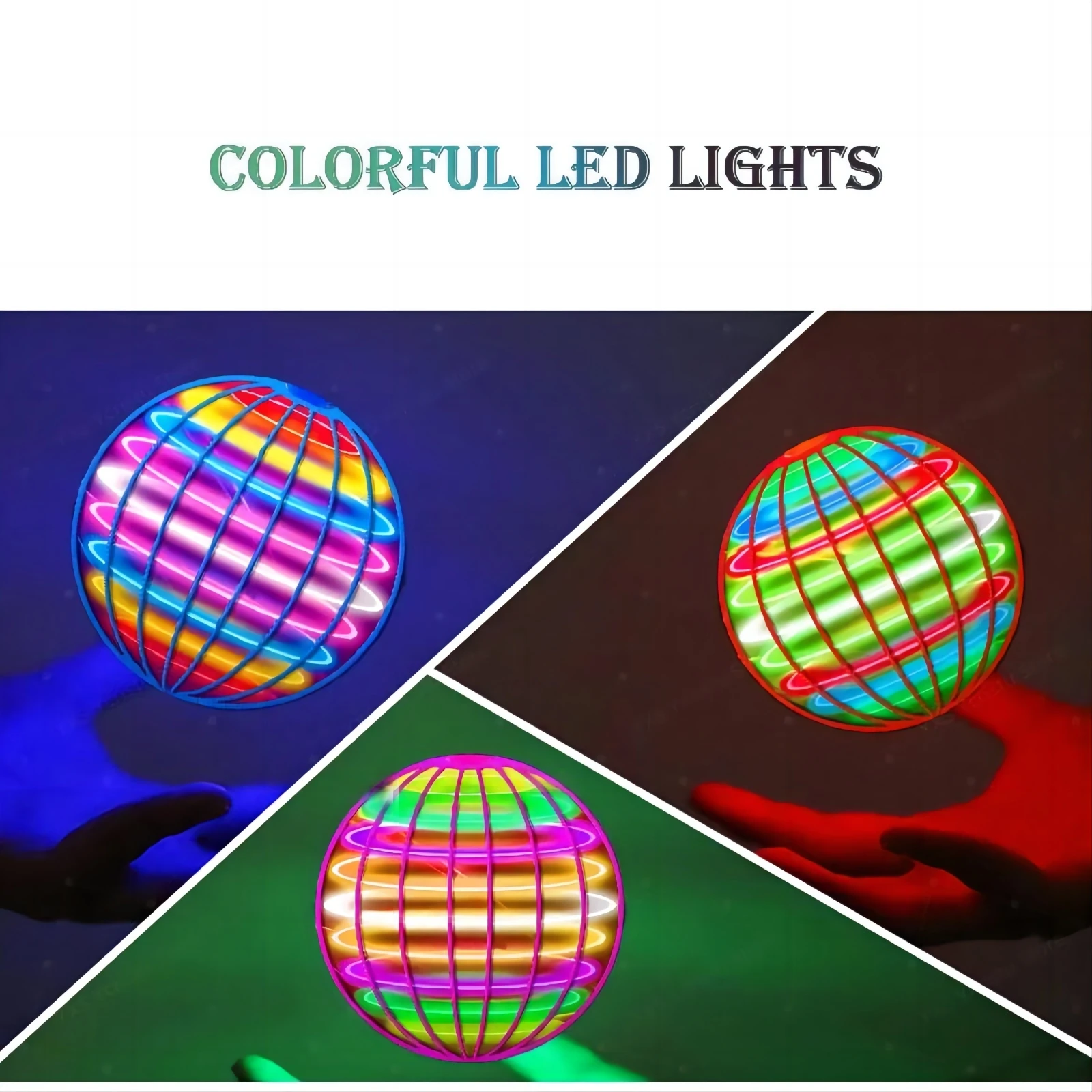LED Light Up Flying Orb Boomer - đánh giá và giá Drone Battery