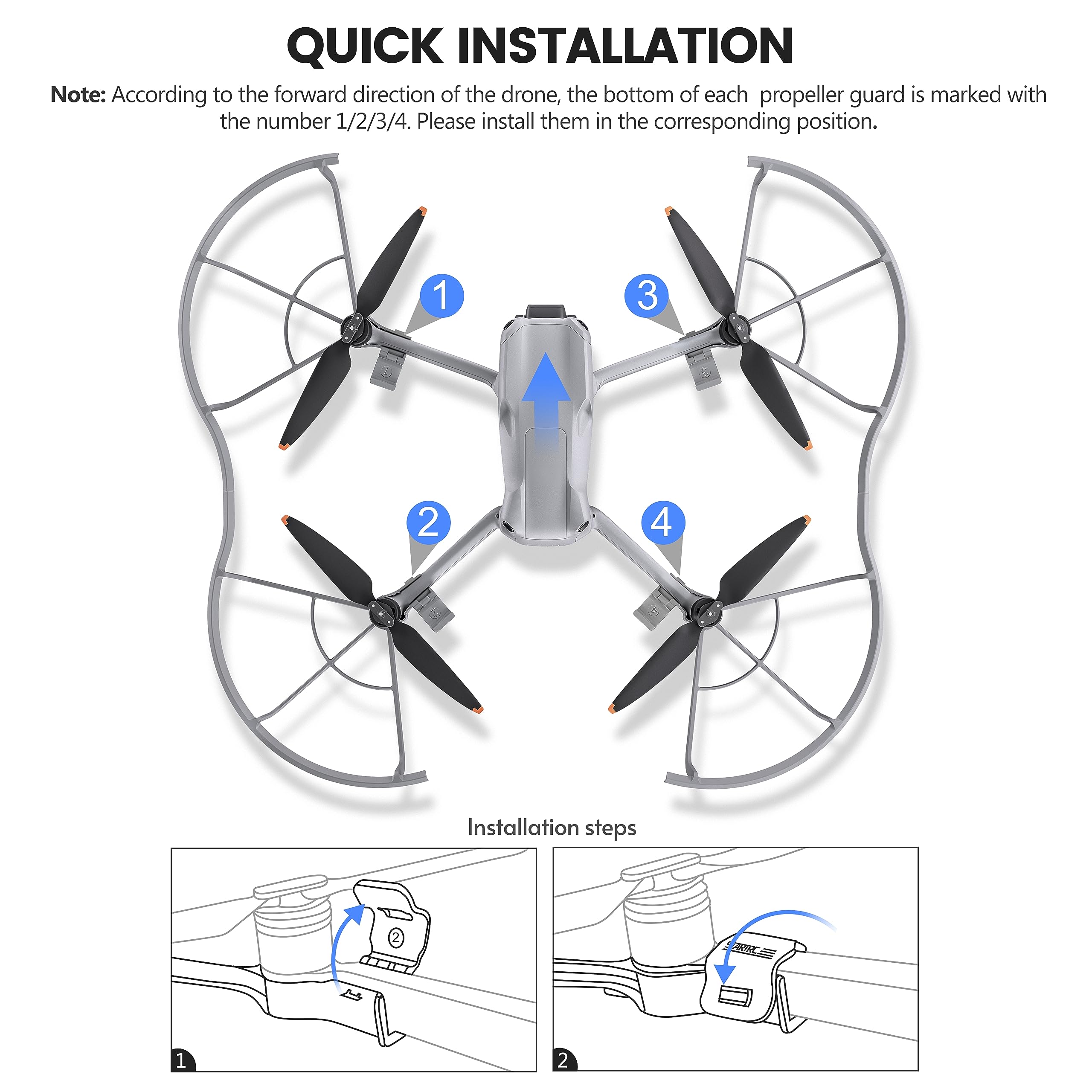 STARTRC Air 3S Propeller Guard - đánh giá và giá Drone Propeller Guard