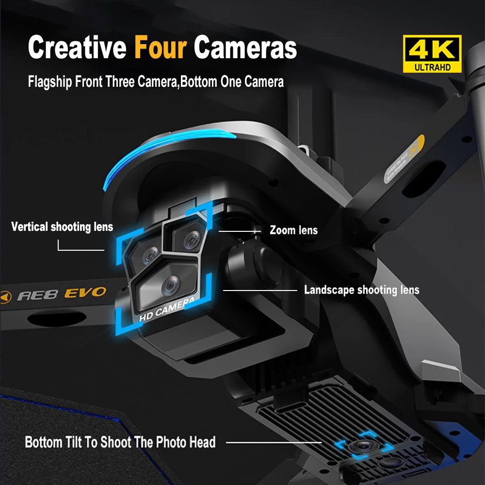 AE8 EVO Drone 4K Professional  - đánh giá và giá Drone Gps Module