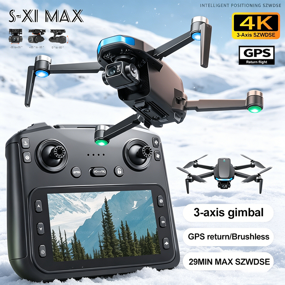 New S-X1 MAX Drone GPS 8K Prof - đánh giá và giá Drone Gimbal