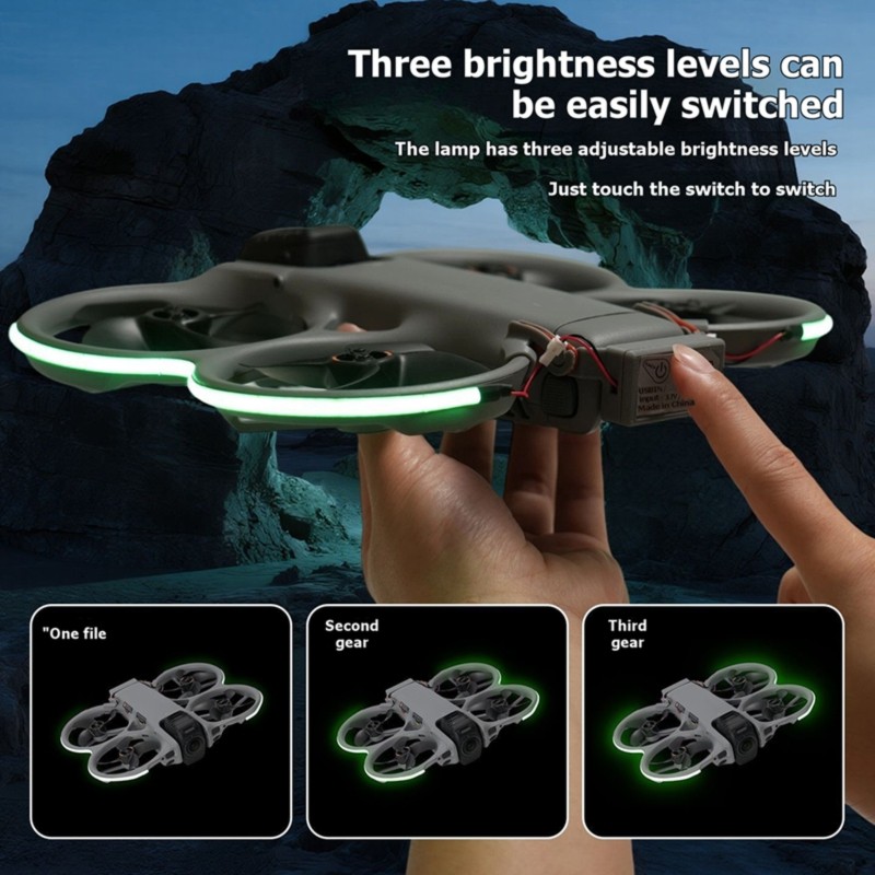 FULL-LED Light Strip For DJI A - đánh giá và giá Drone Led Light