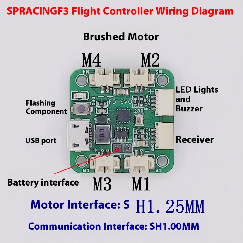 SP RACING F3 EVO Brushed Fligh - đánh giá và giá Drone Esc