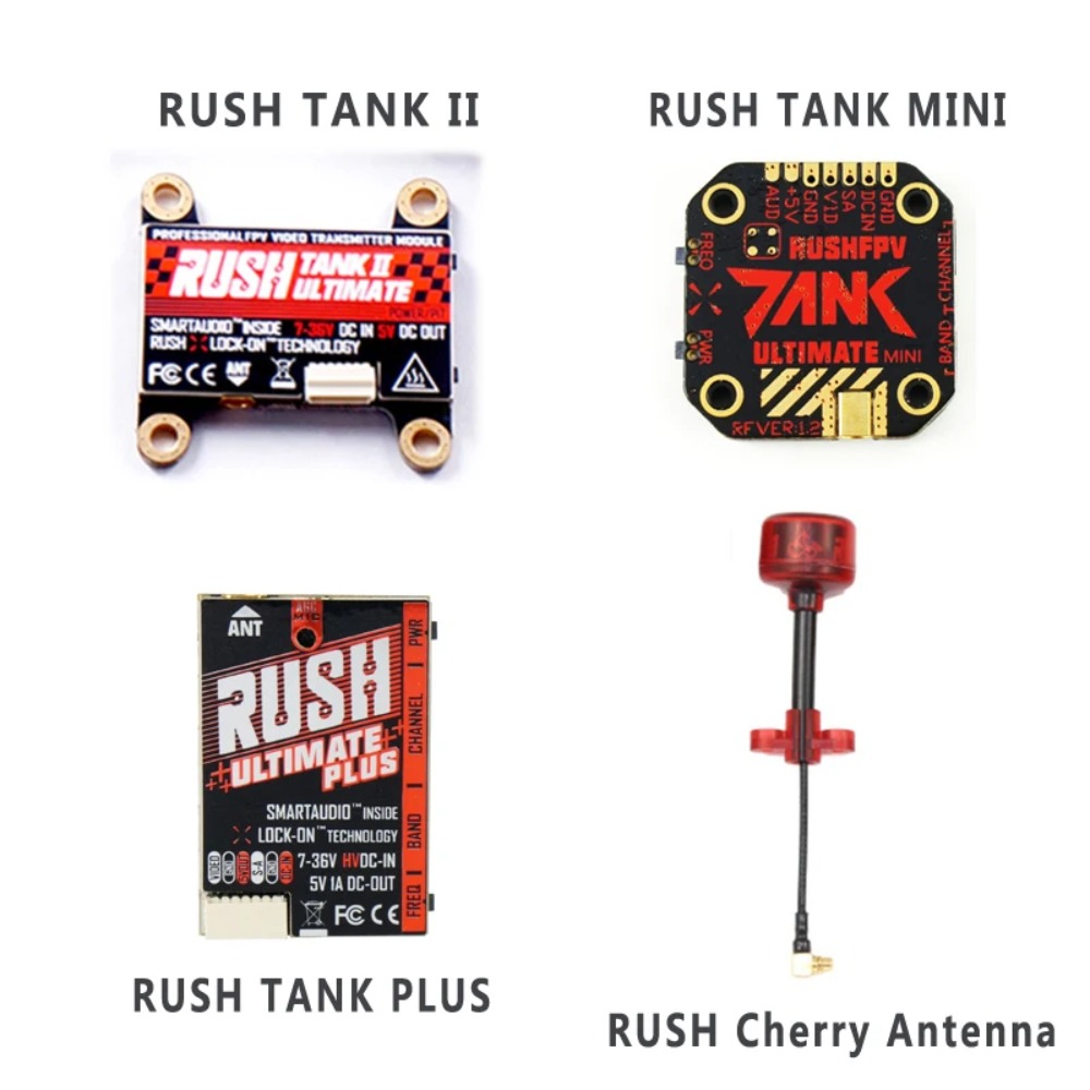 RUSH TANK Ultimate II/Mini/ PL - đánh giá và giá Drone Antenna