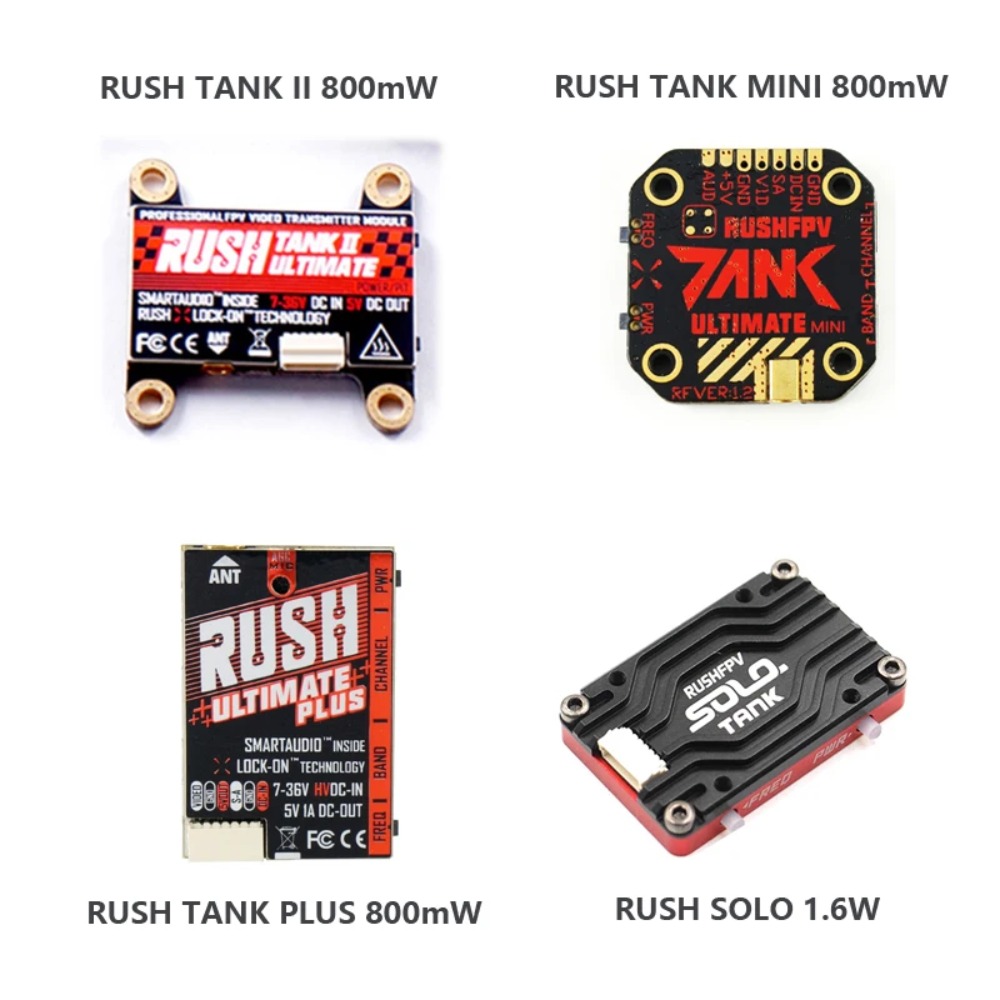 RUSH TANK Ultimate II/Mini/ PL - đánh giá và giá Drone Antenna