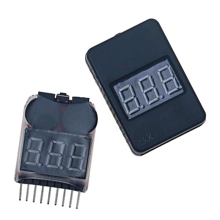 1-8S Battery Voltage Tester Al - đánh giá và giá Drone Buzzer