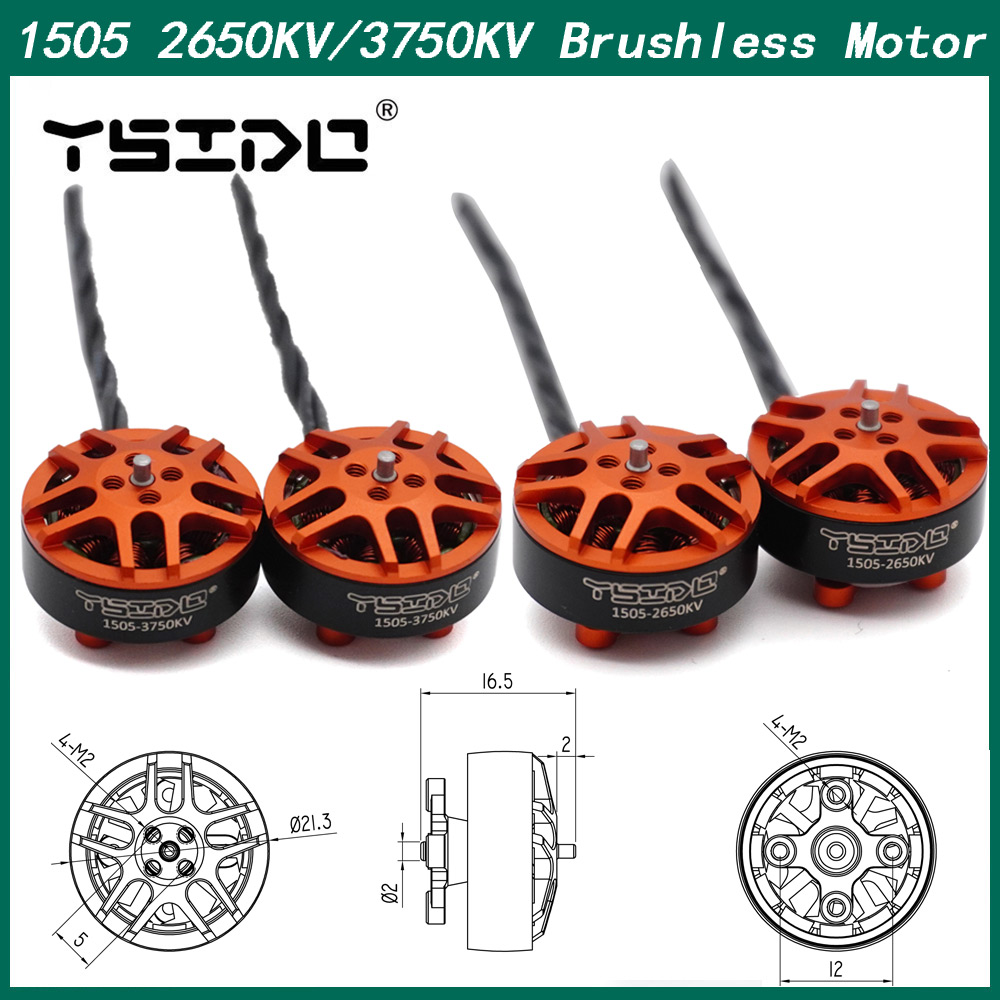 4PCS YSIDO 1505 2650KV 3750KV  - đánh giá và giá Drone Compass
