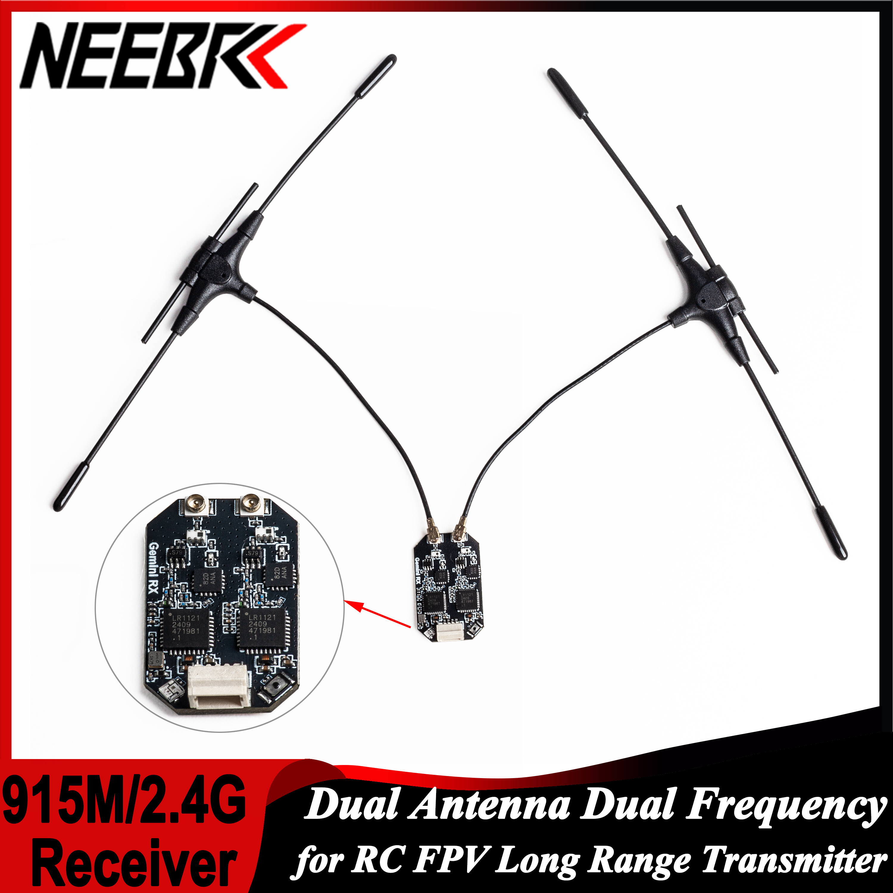 ELRS 915MHz/2.4GHz Gemini Dual - đánh giá và giá Drone Antenna
