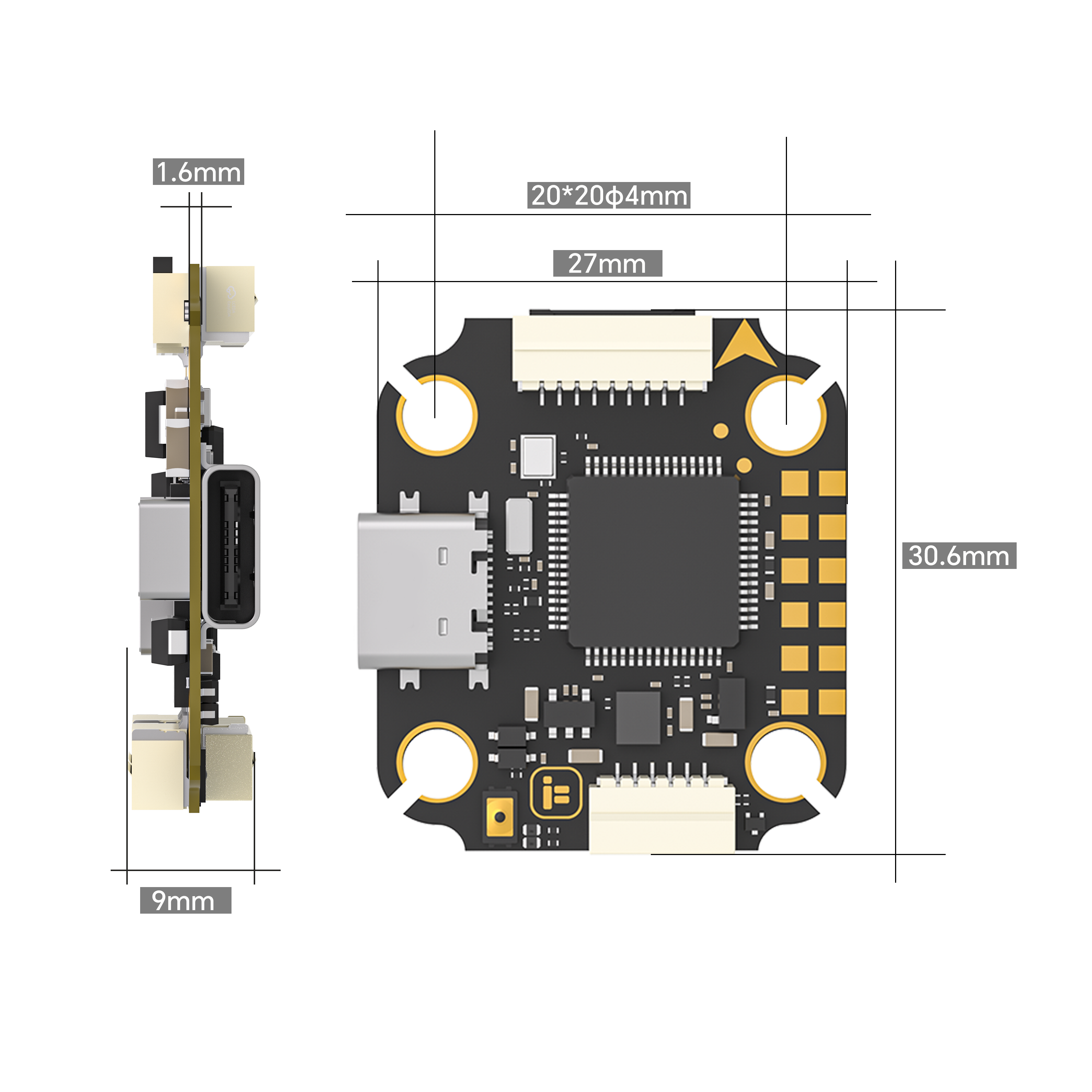 iFlight Borg F7 Mini Stack Fli - đánh giá và giá Drone Esc