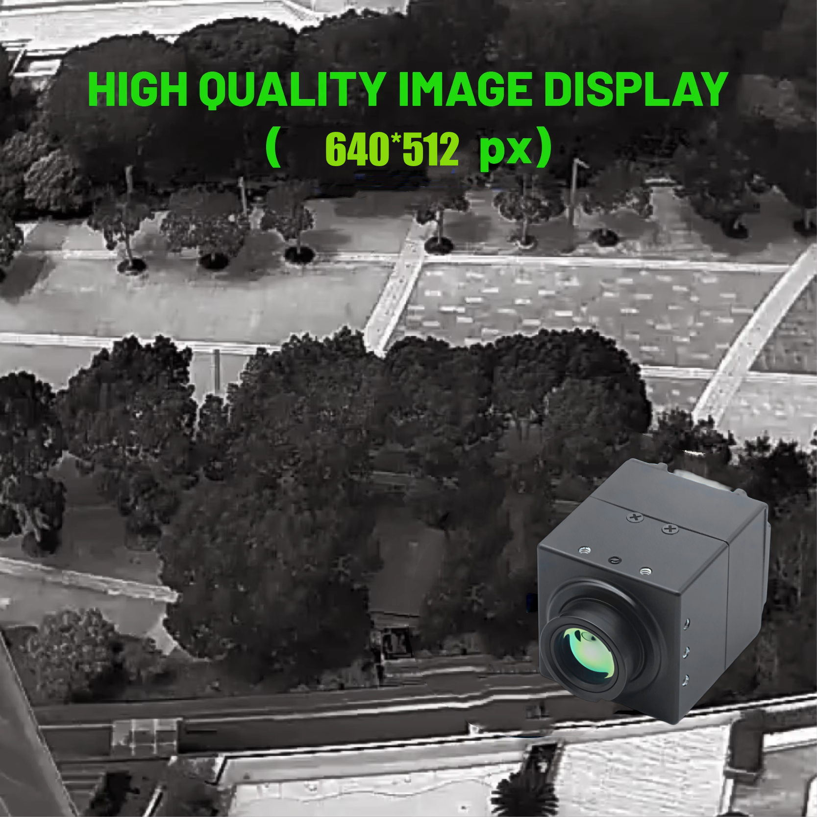 Uncooled 640x512 50Hz Radiomet - đánh giá và giá Drone Camera