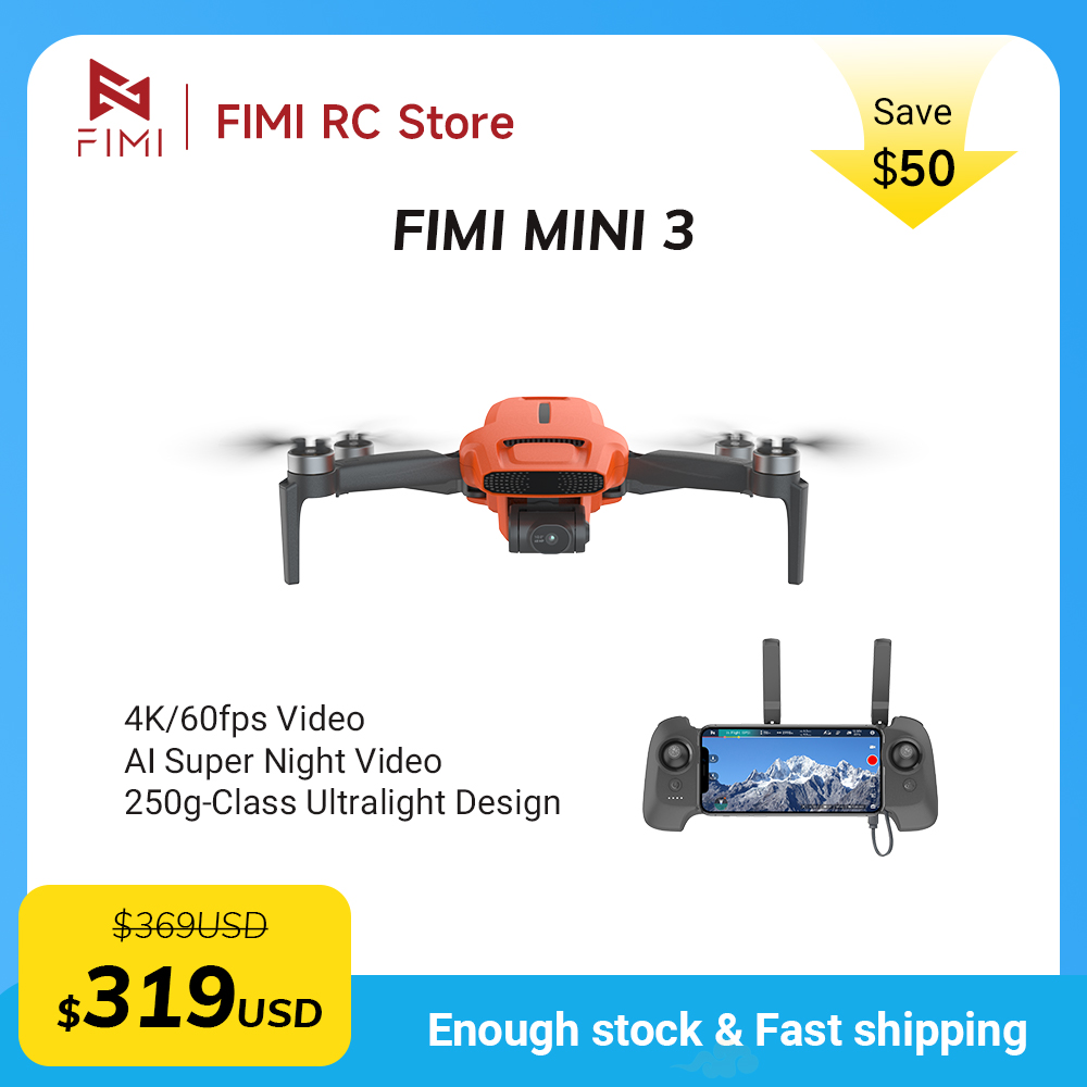 FIMI MINI 3 Camere drone 4K 60 - đánh giá và giá Drone Gps Module