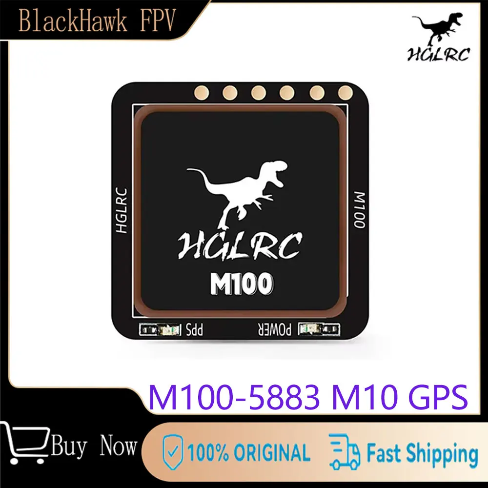 HGLRC M100-5883 M10 GPS Module - đánh giá và giá Drone Compass